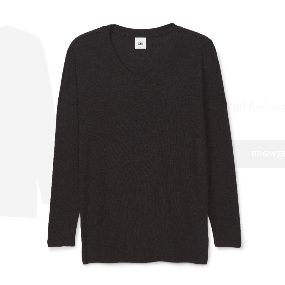 NWT- Cabi Serenity Tee Sz M in Black Coffee- Fall ‘22 collection